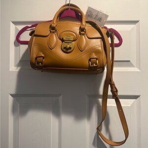 Steve Madden - Brown Leather Wydden Satchel - NWT